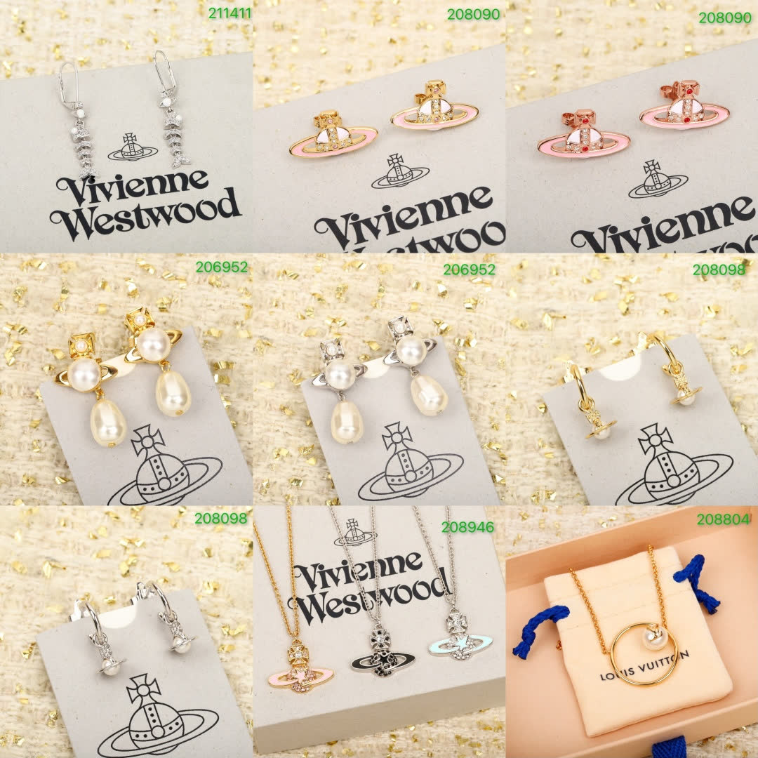 Vivienne Westwood Silver Butterfly Hoop Earrings